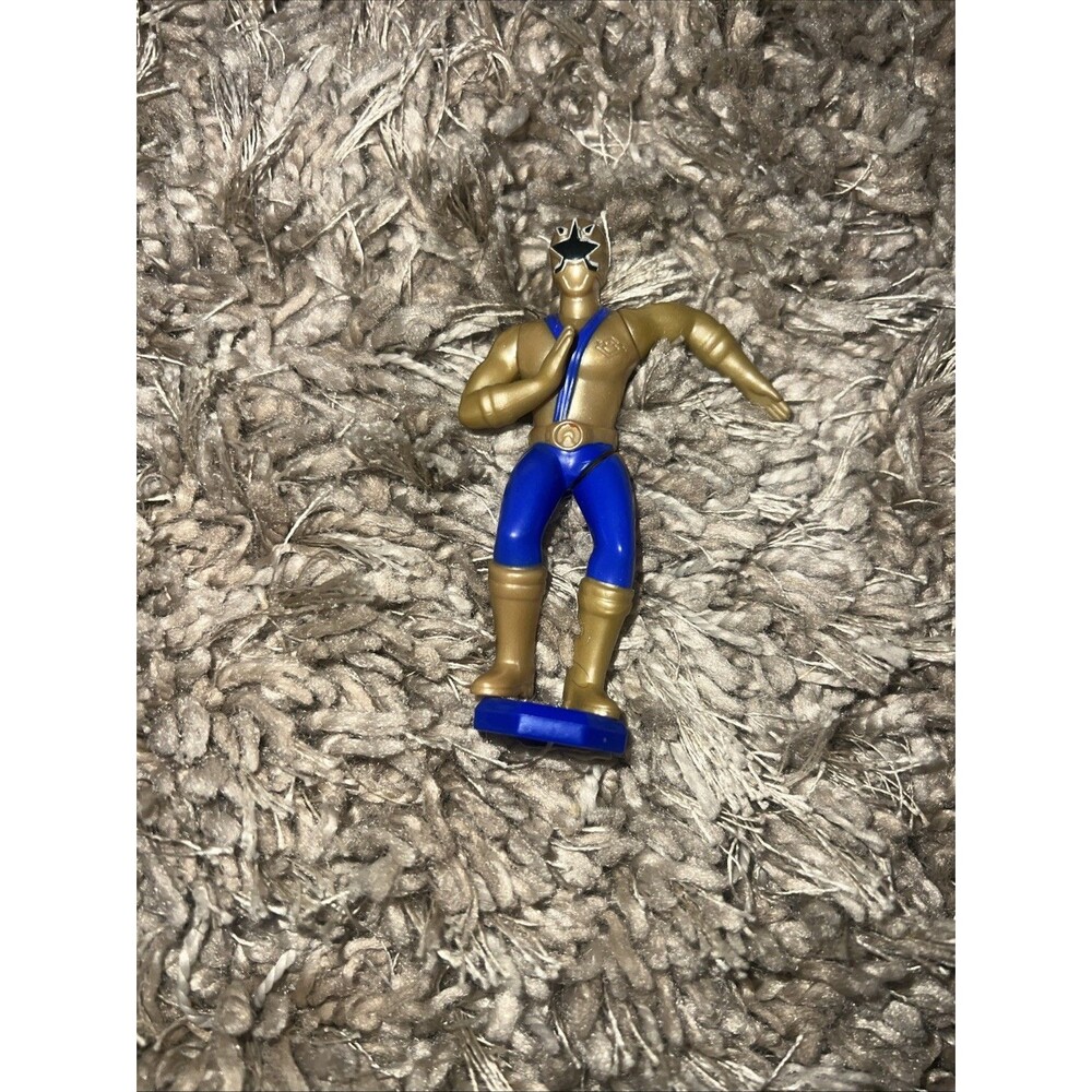 2011 McDonalds Mighty Morphin Power Rangers GOLD Action Figure 3.75"